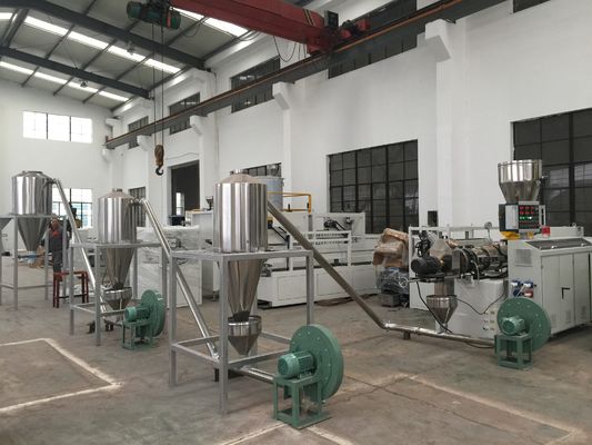 Stable Running Gearbox Plastic Pellet Making Machine 1000mm Central Height