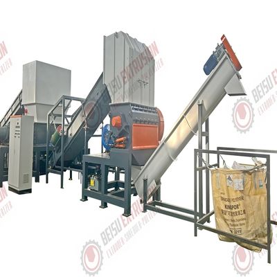 45 Kw Motor Power Plastic Shredder Machine with D2/SKD-11 Blades and Frequency-Controlled Hydraulic System