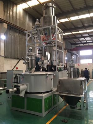 High Efficiency Plastic Mixture Machine PVC / PE / PP Heating Cooling Mixer