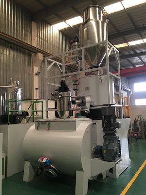 High Efficiency Plastic Mixture Machine PVC / PE / PP Heating Cooling Mixer