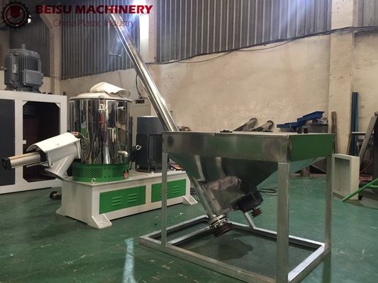 PVC / PE / PP Plastic Mixer Machine SHR-100L 650 / 1300rpm Main Shaft Speed
