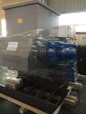 Single Shaft Plastic Shredder Machine Internationally renowned brand PLC Monitoring For Waste Rubber Tire