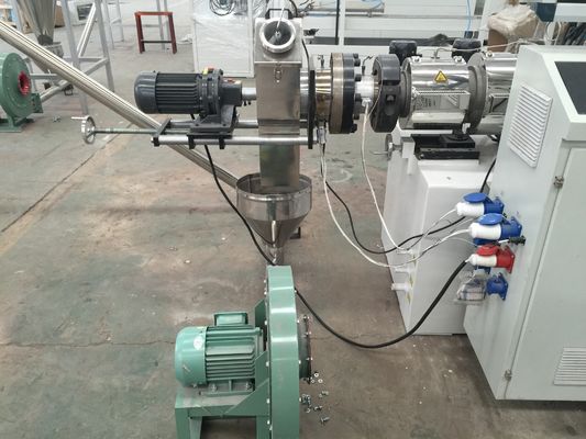 PVC Compounding Plastic Pellet Maker , Waste Plastic Recycling Pelletizing Machine