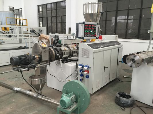 PVC Compounding Plastic Pellet Maker , Waste Plastic Recycling Pelletizing Machine